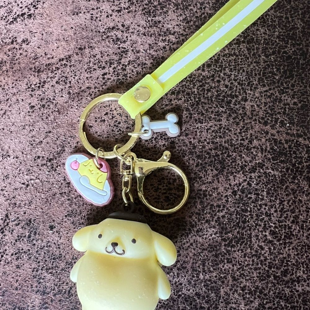 Pompomurin Charms Keychain/ Bag Clip